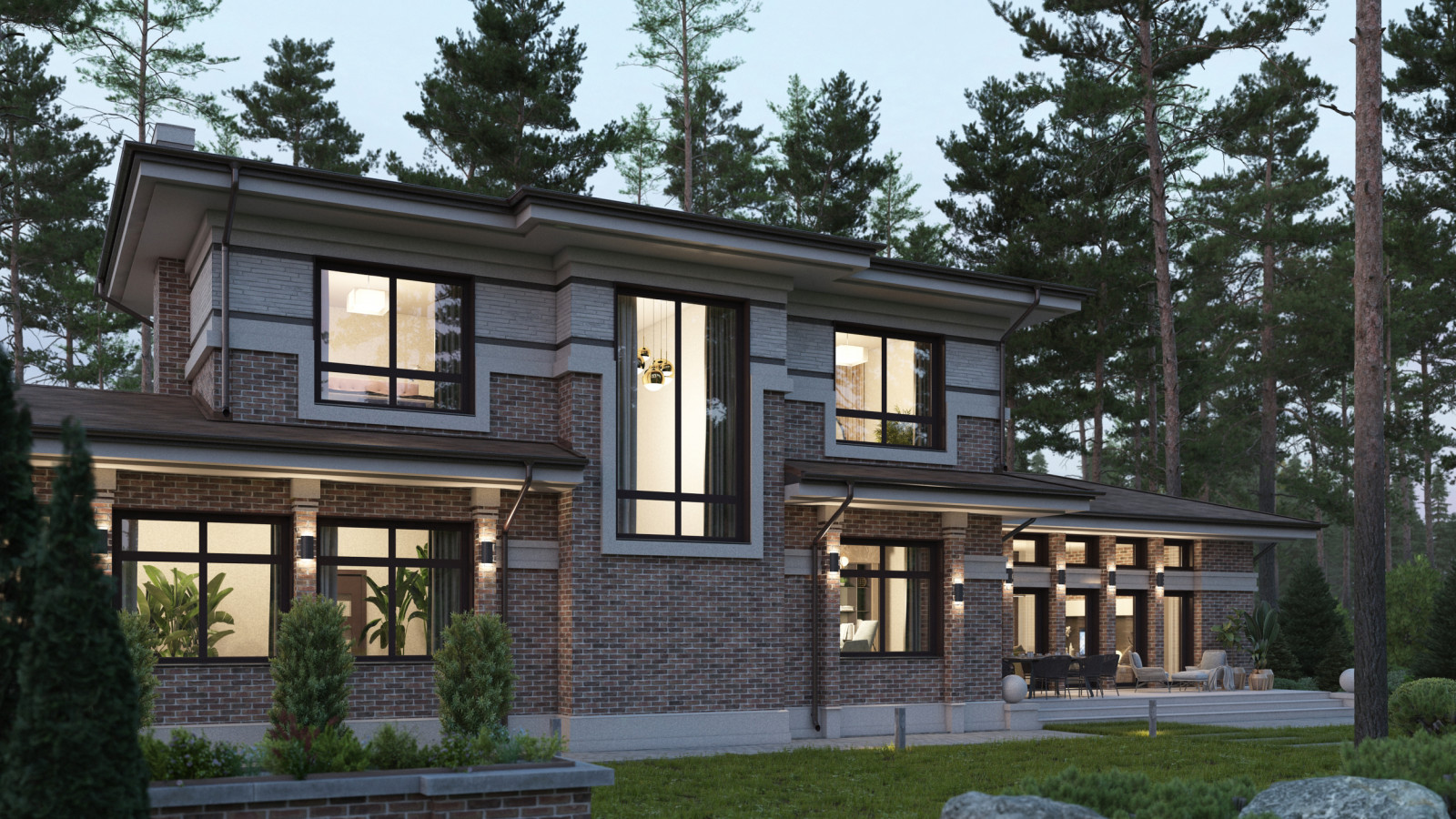 Проект индивидуального жилого дома 004