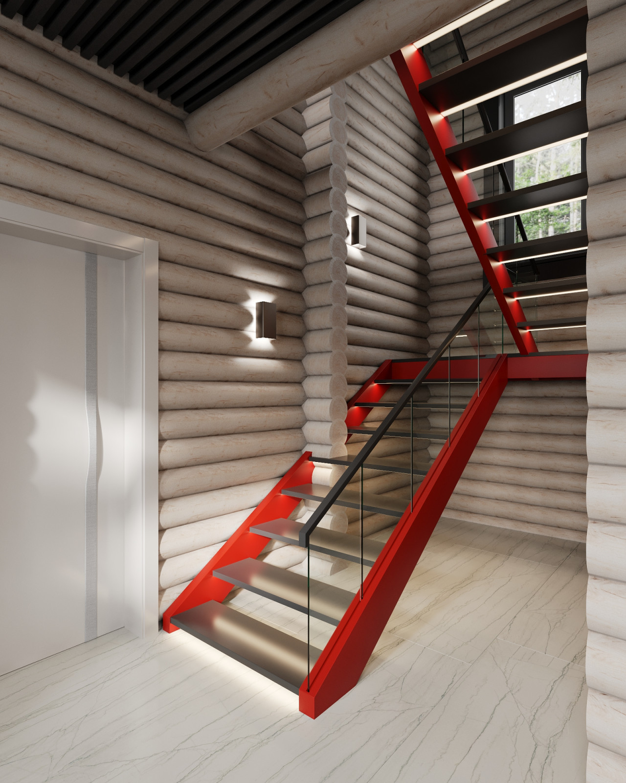 Дом из бревна в КП "Золотые Сосны"