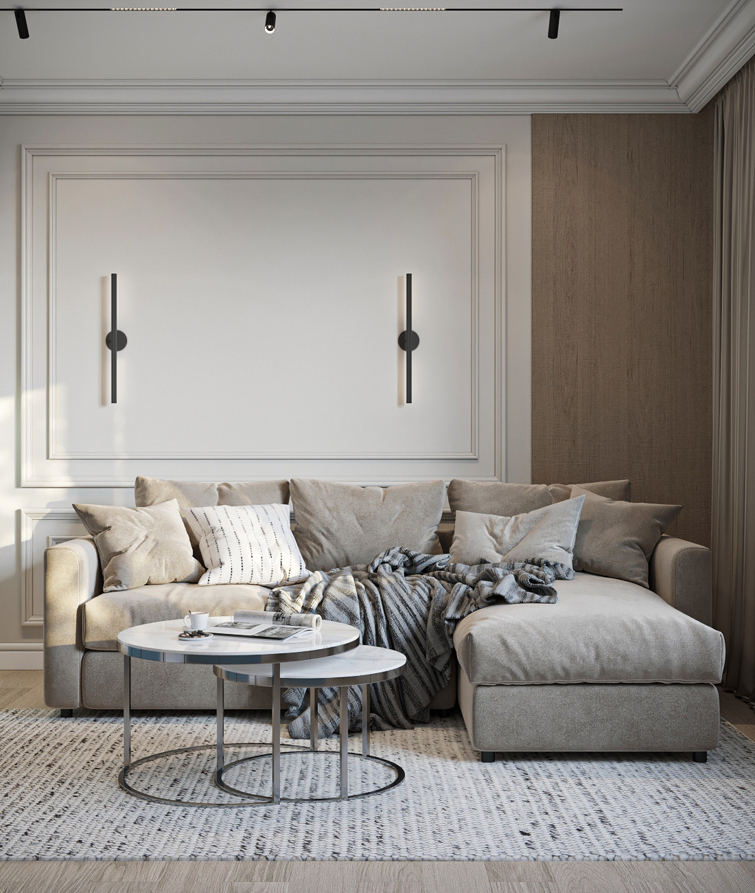 Евро однушка в стиле "Неоклассика"