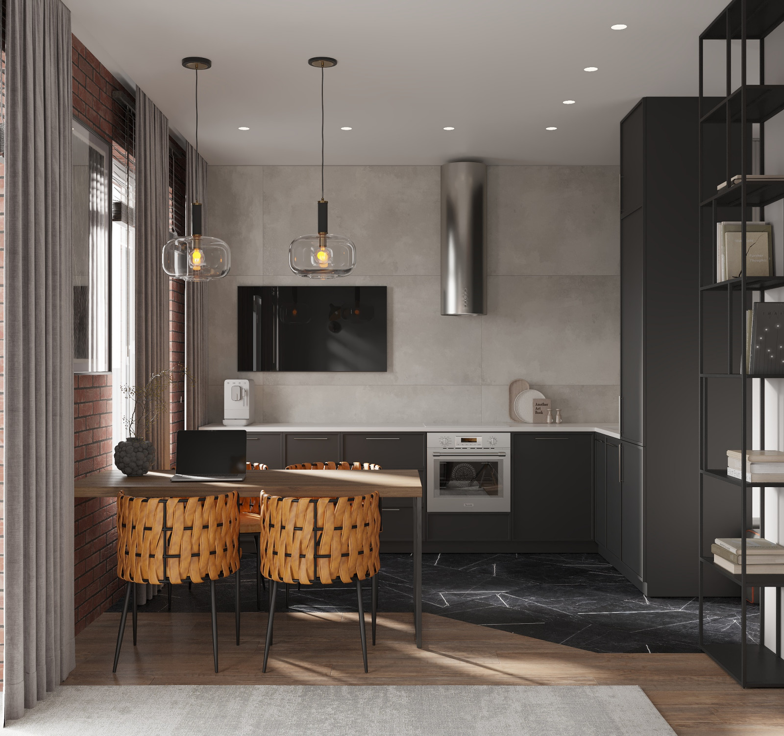 Квартира в стиле лофт