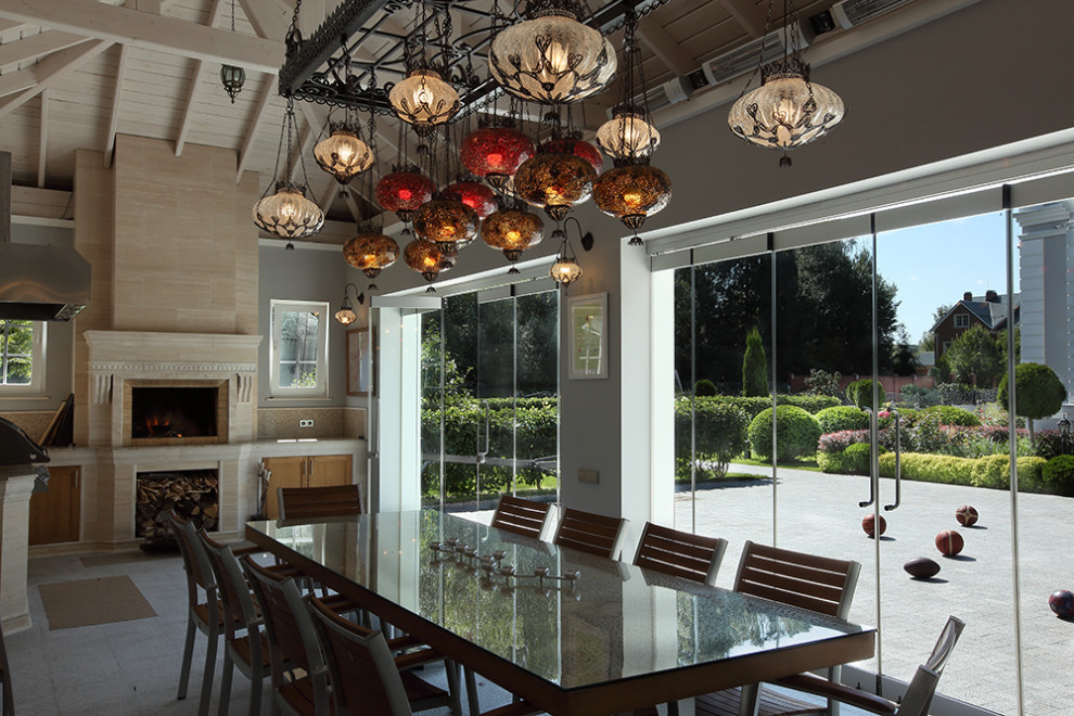 Ангелово. Беседка с Барбекю и Камином.