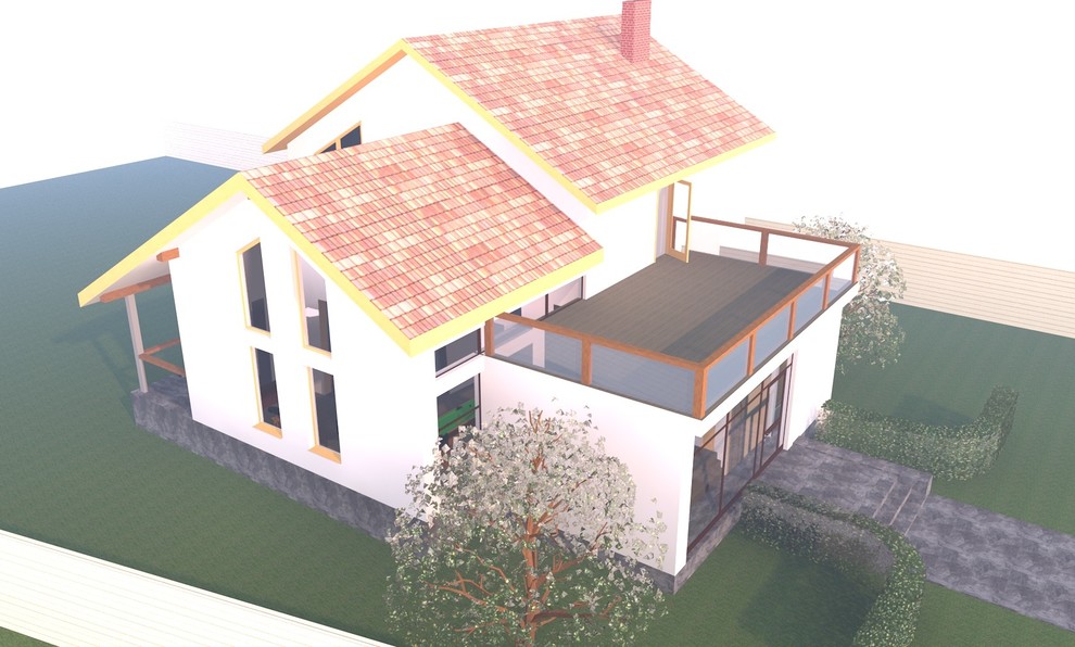 Новая бильярдная в загородном доме (пристройка)