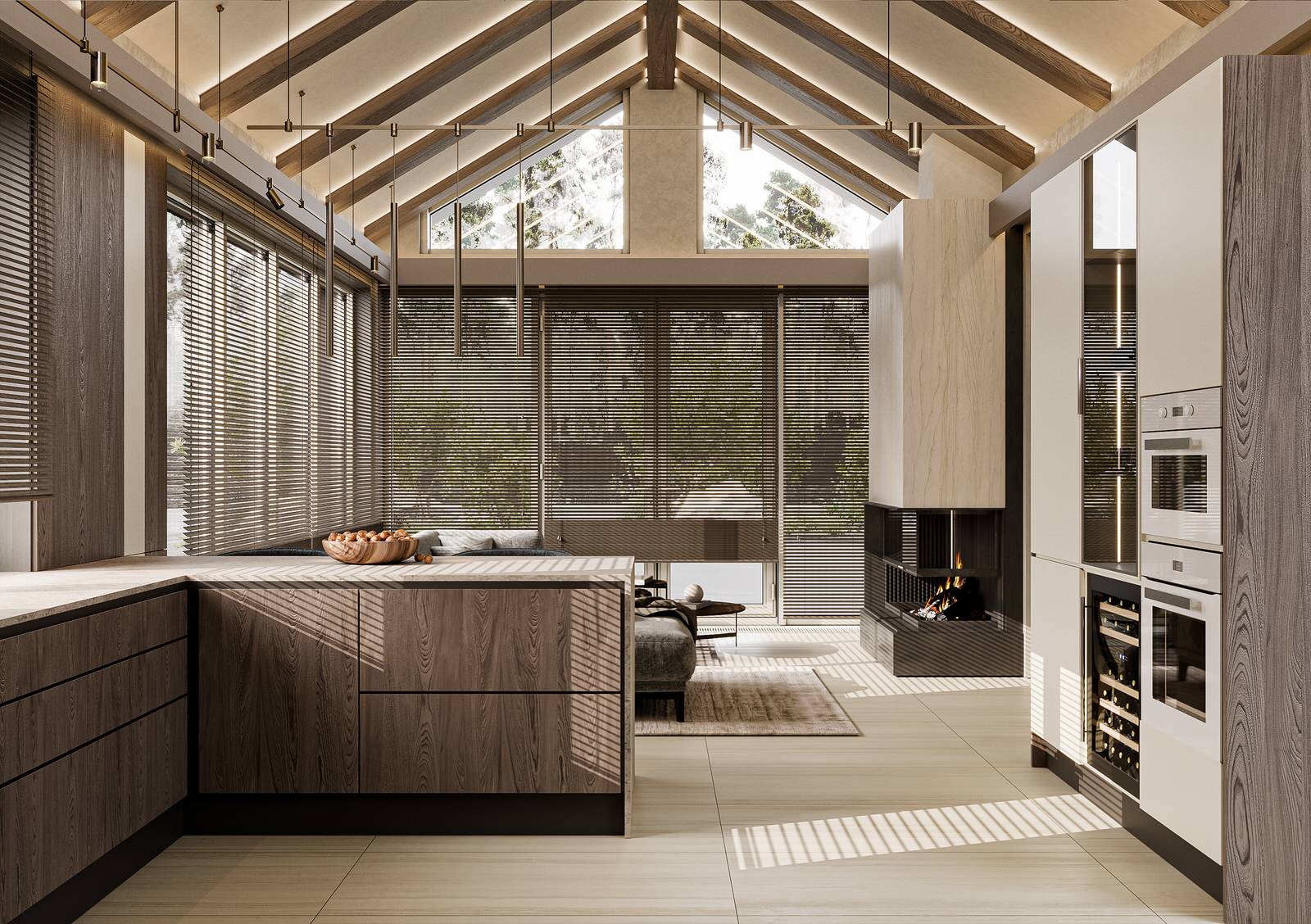 Дизайн-проект загородного дома в Рощино 68м²