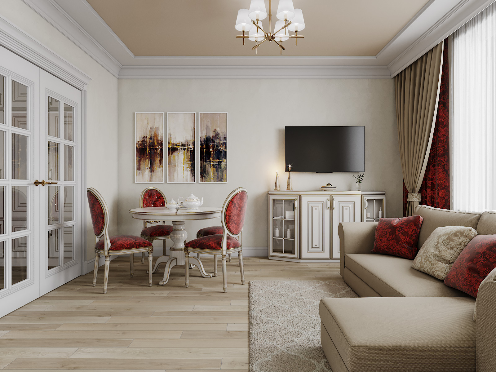 ЖК Галактика, трехкомнатная квартира