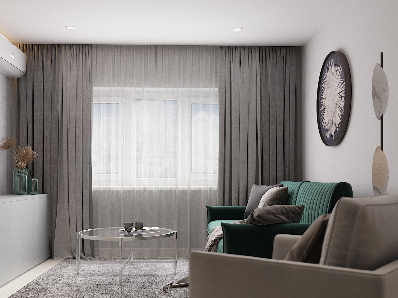 Дизайн проект квартиры, площадью 62 м2