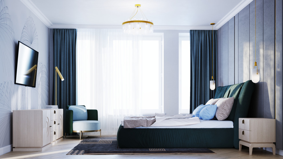 Дизайн проект интерьера коттеджа 140 кв.м.