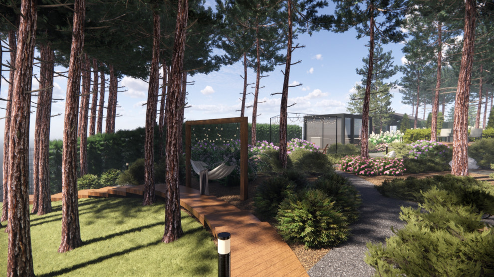 Парящая дорожка из доски