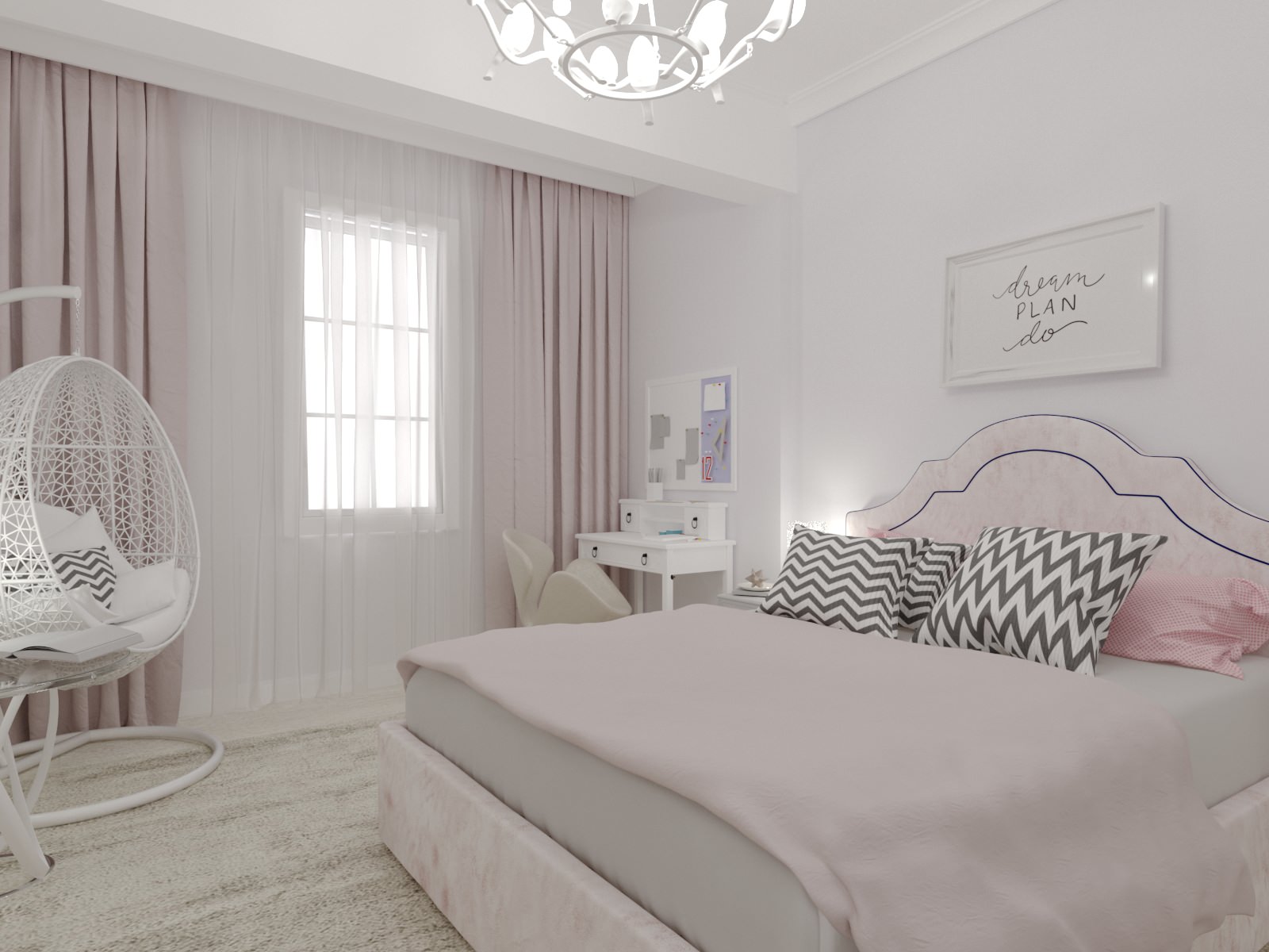 Детская комната для девочки "на вырост"