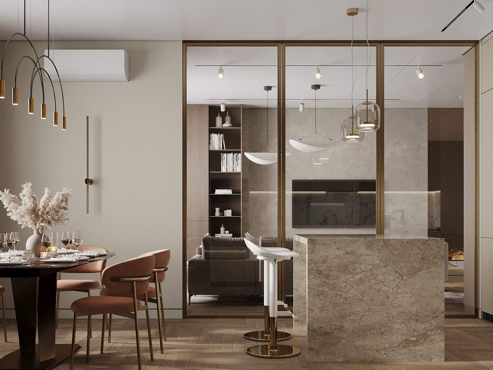 Дизайн интерьера квартиры в ЖК central avenue #PR-400