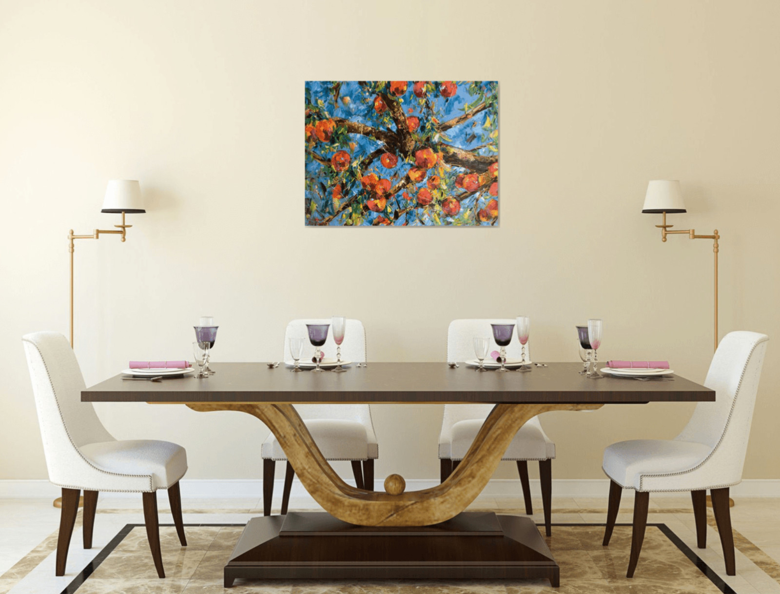 Работы художницы Дианы Маливани - Столовая - Дизайн интерьера (1)