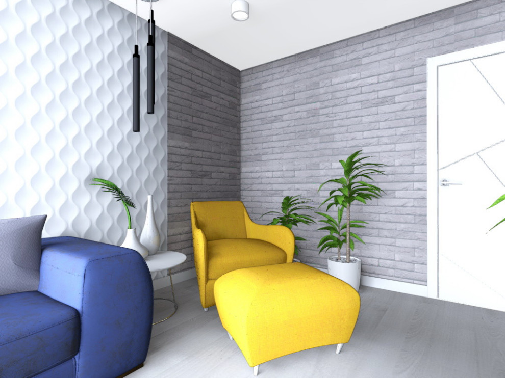 Обложка проекта: яркая квартира