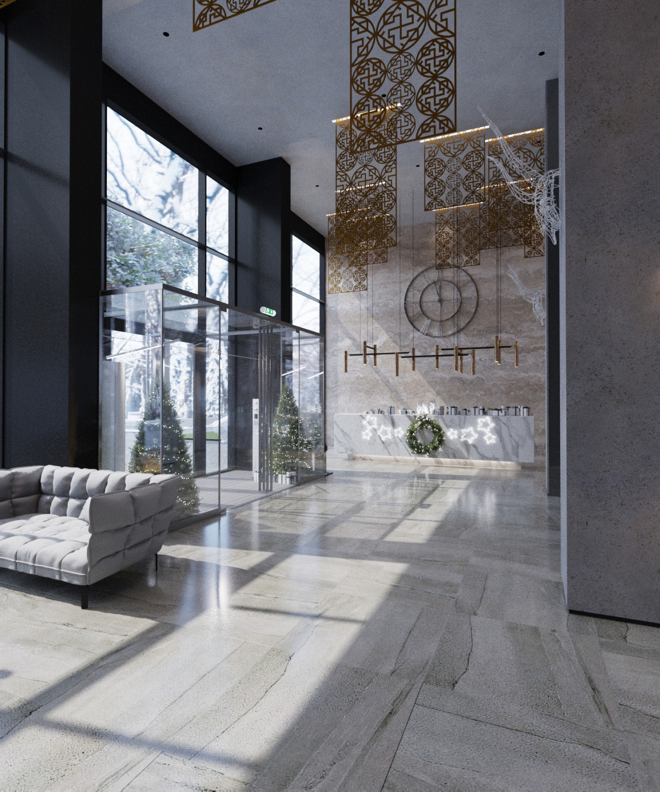 Новогодняя парадная