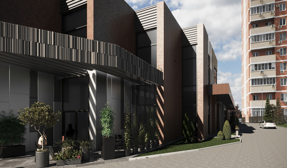 Эскиз Административного здания г. Краснодар