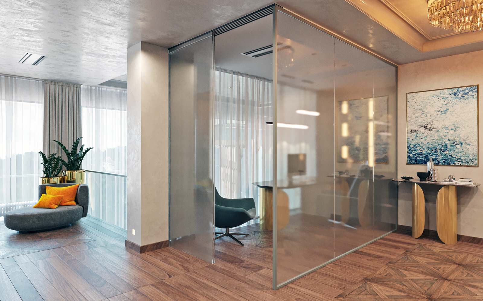 Частный интерьер на Песочной набережной