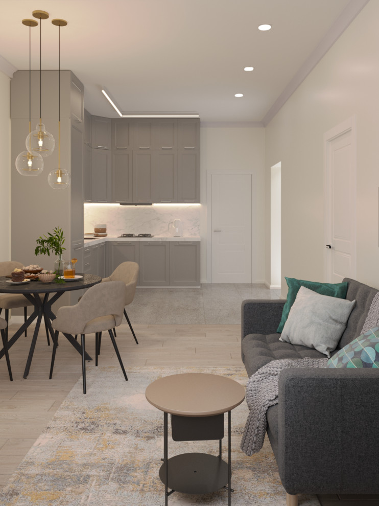 Обложка проекта: Кухня-гостиная