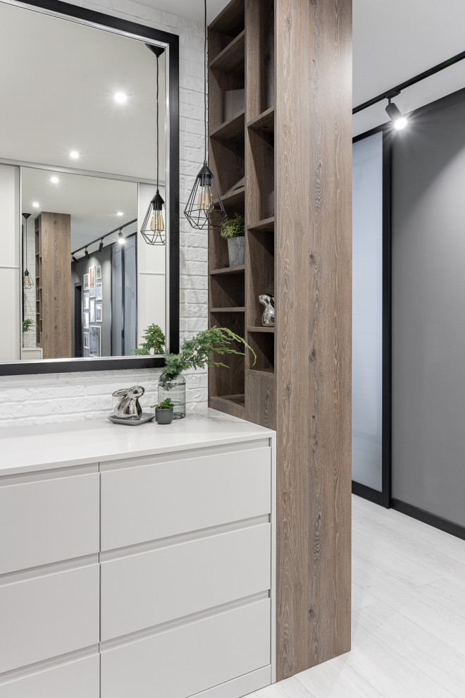 Уютная графичность. Квартира - отдых для семьи врачей