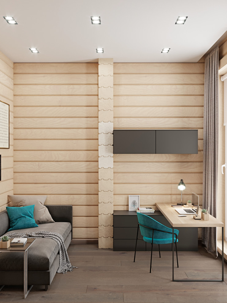 Дом из клееного бруса в пригороде Барнаула