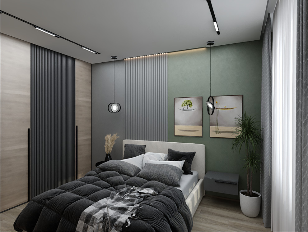 Оливковая квартира для студента