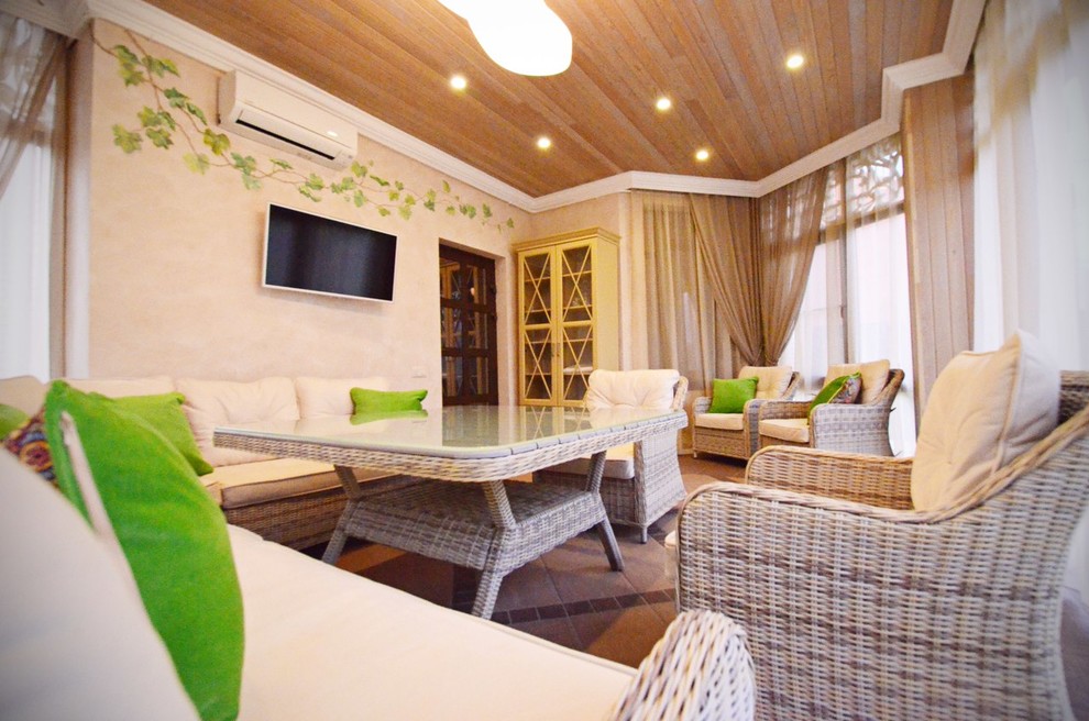 Интерьер летней веранды