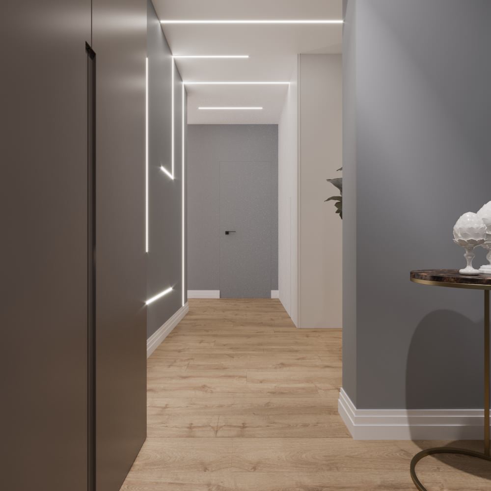 коридор из проекта "StyleHome"