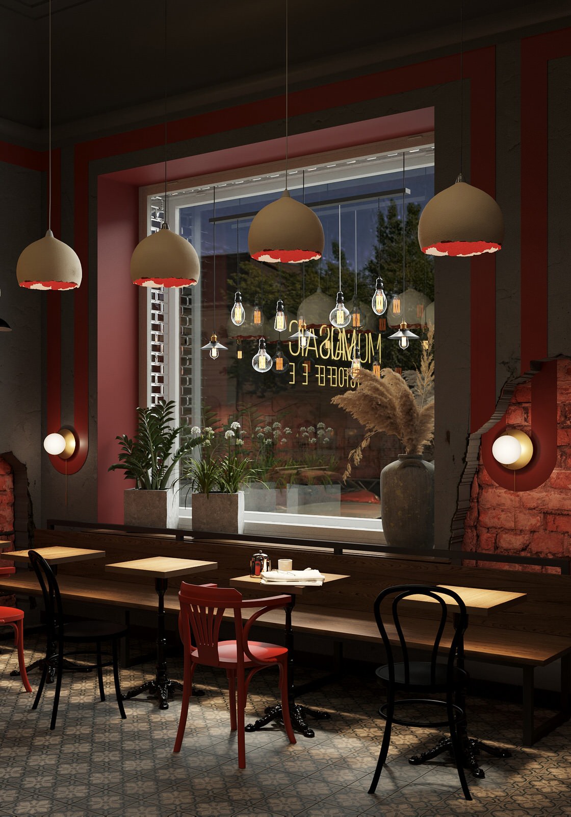 Обложка проекта: Дизайн-проект кофейни часть 1