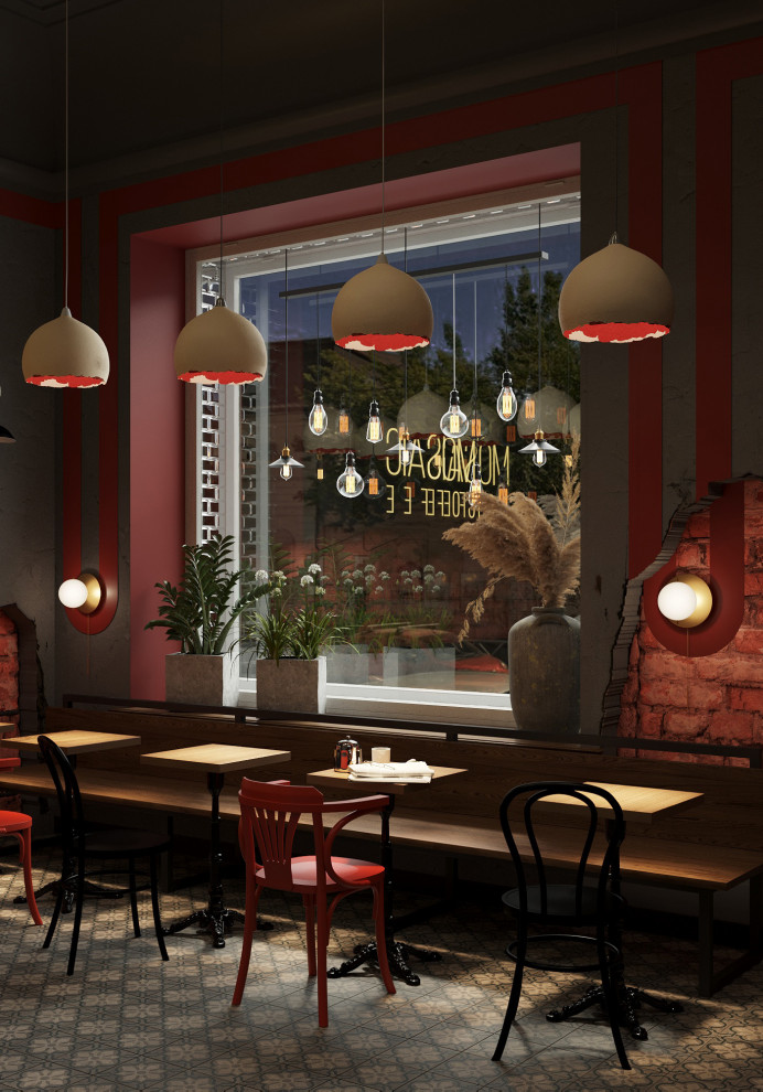 Обложка проекта: Дизайн-проект кофейни часть 1