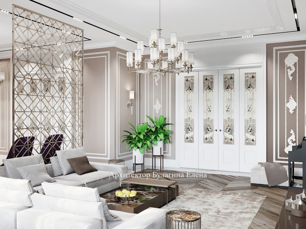 Обложка проекта: Гостиная в загородном доме