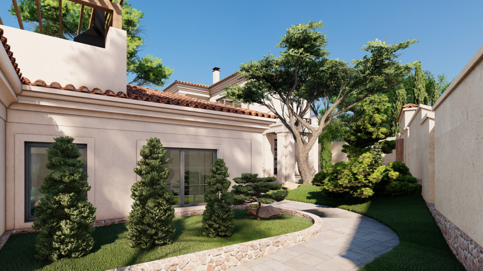 Villa Magos. Проект дома в средиземноморском стиле в районе Алушты