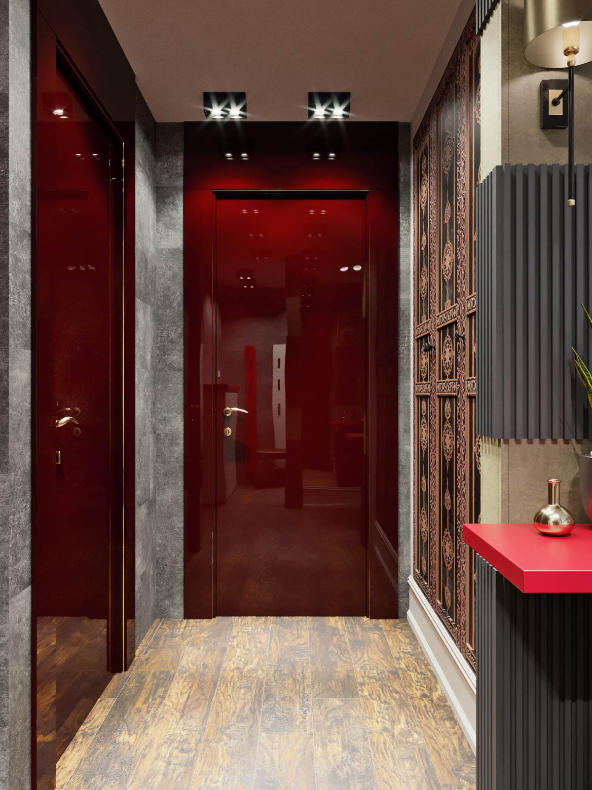 БЕТОН, БОРДО И ЗОЛОТО