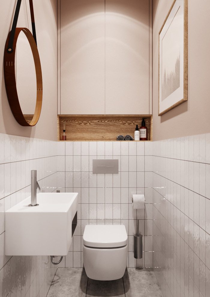 Проект квартиры "Пудра и шоколад"