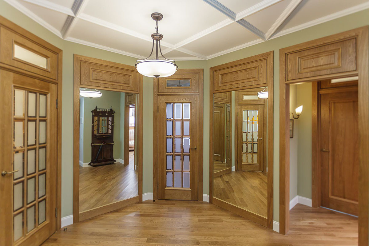 Apartment in retro style.