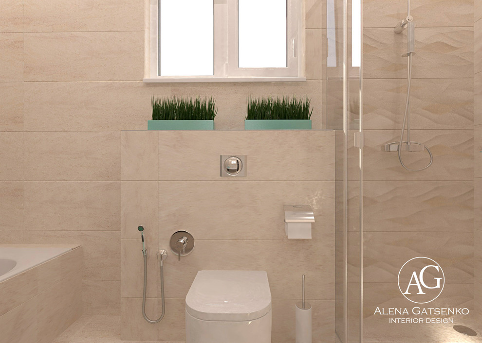 Дизайн частного дома в пастельных тонах