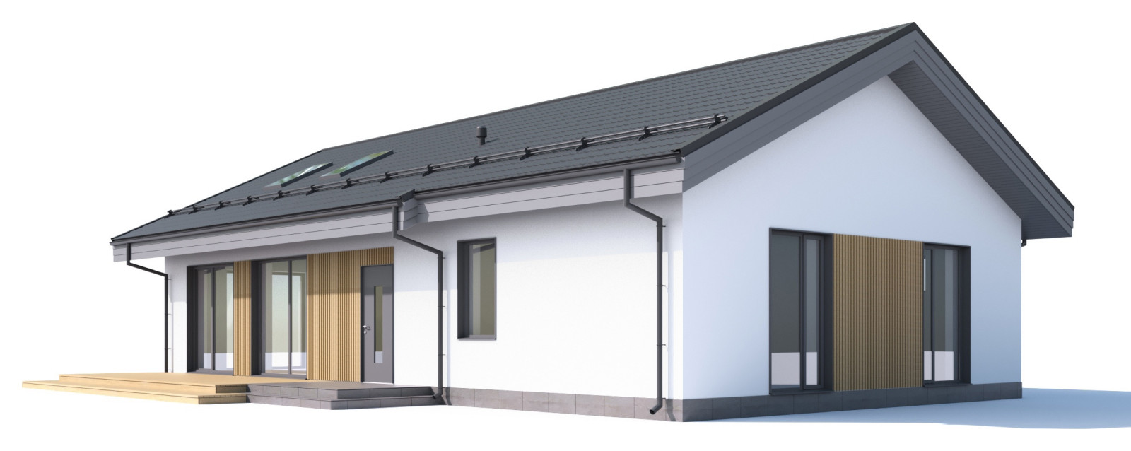 Небольшой загородный дом, 115 м.кв.