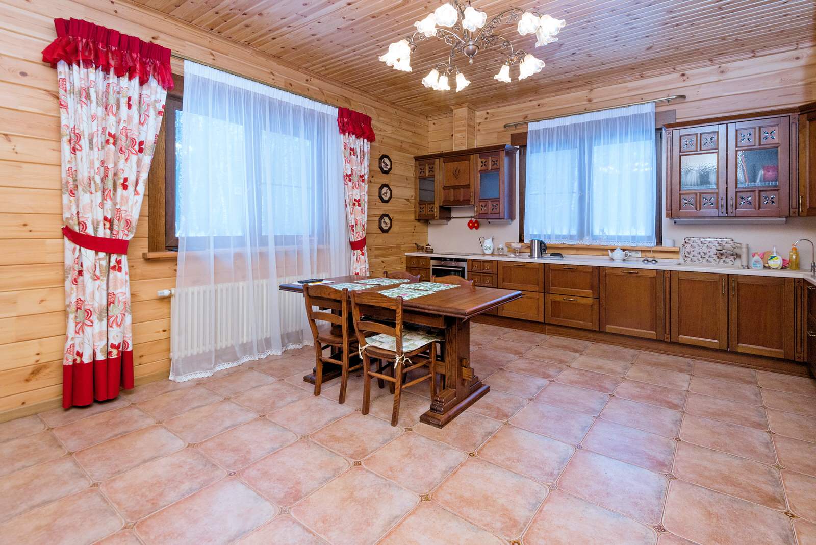 Дом из клееного бруса по проекту "Занино"