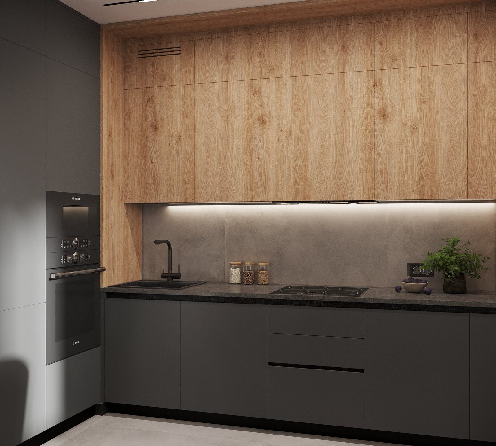 Современная квартира для молодой пары в Москве