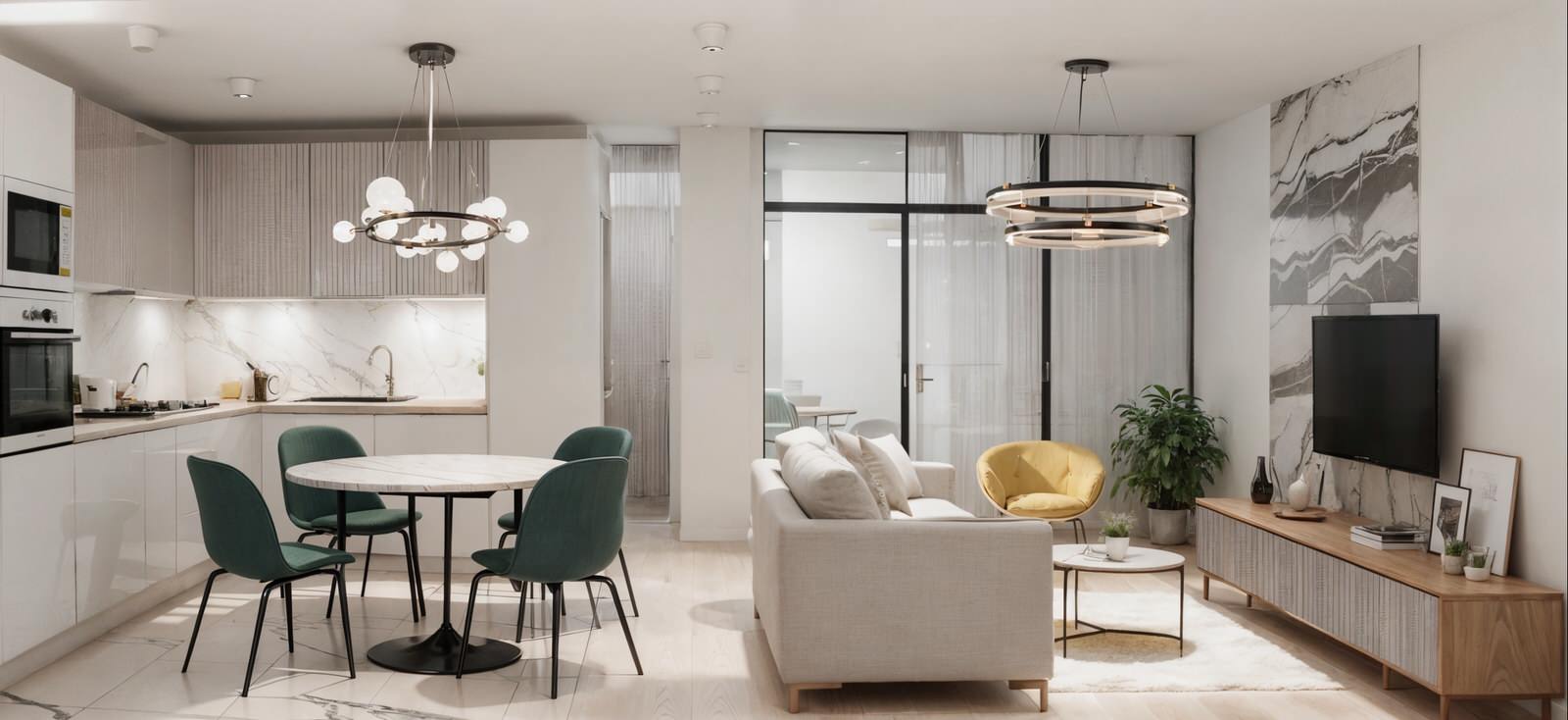 Обложка проекта: Квартира в современном стиле в Москве, 72м2