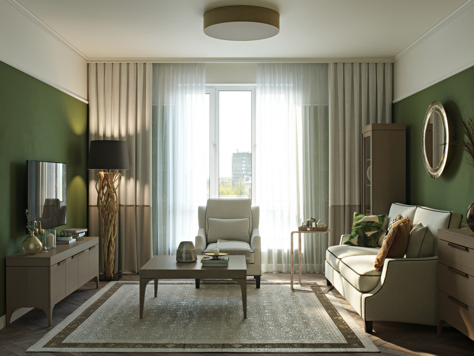 Проект трехкомнатной квартиры для дамы с собачкой.