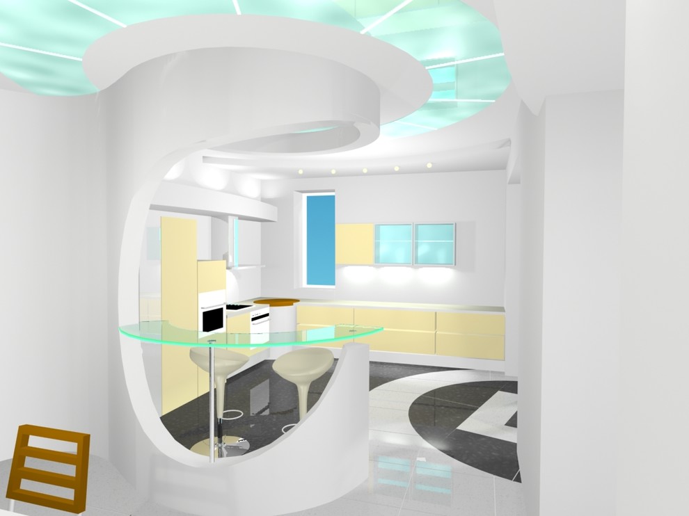 2003 г. Квартира в современном стиле.