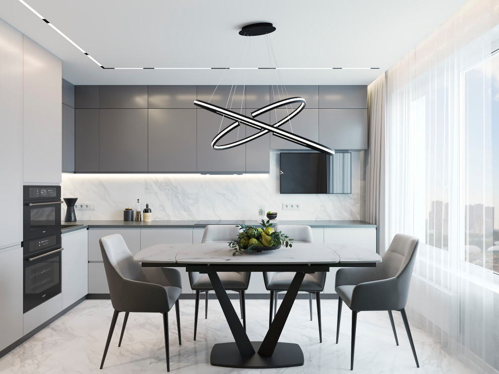 Дизайн интерьера квартиры 88 м.кв.