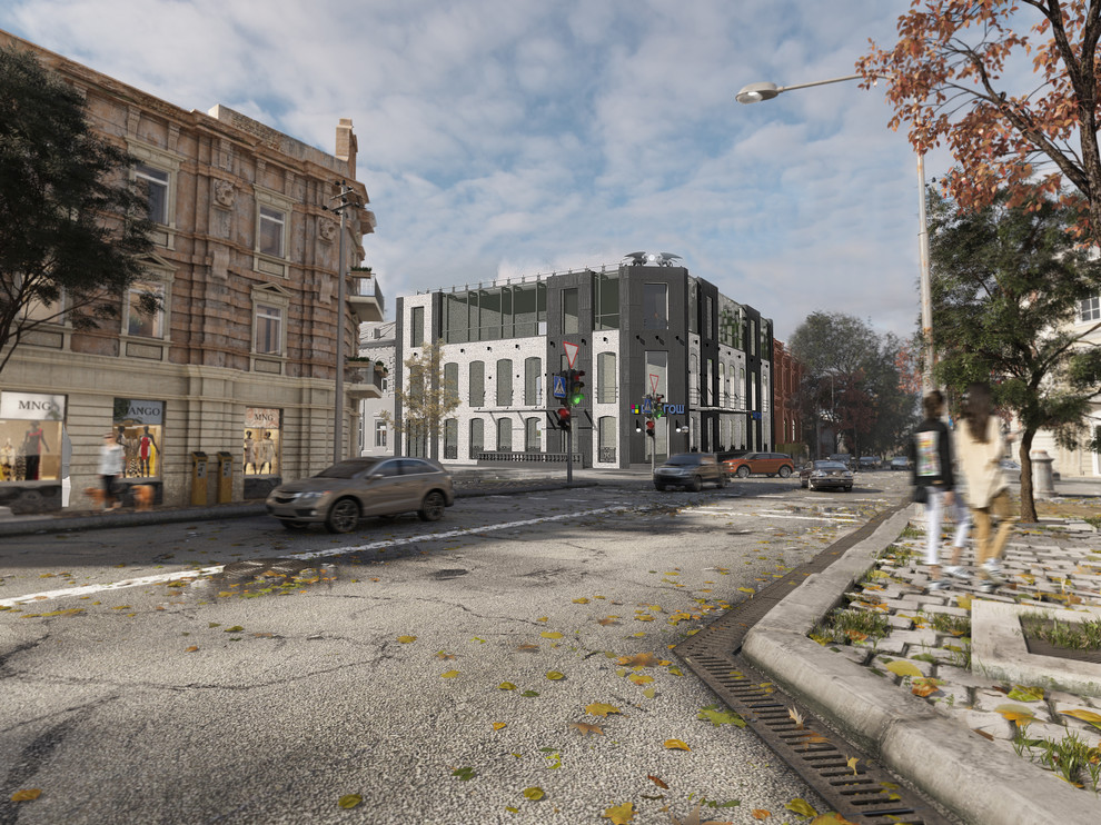 Концептуальный проект реконструкции здания в городе Краснодаре