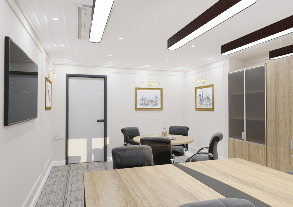 Проект офиса банка «ВТБ» для премиального сегмента обслуживания.