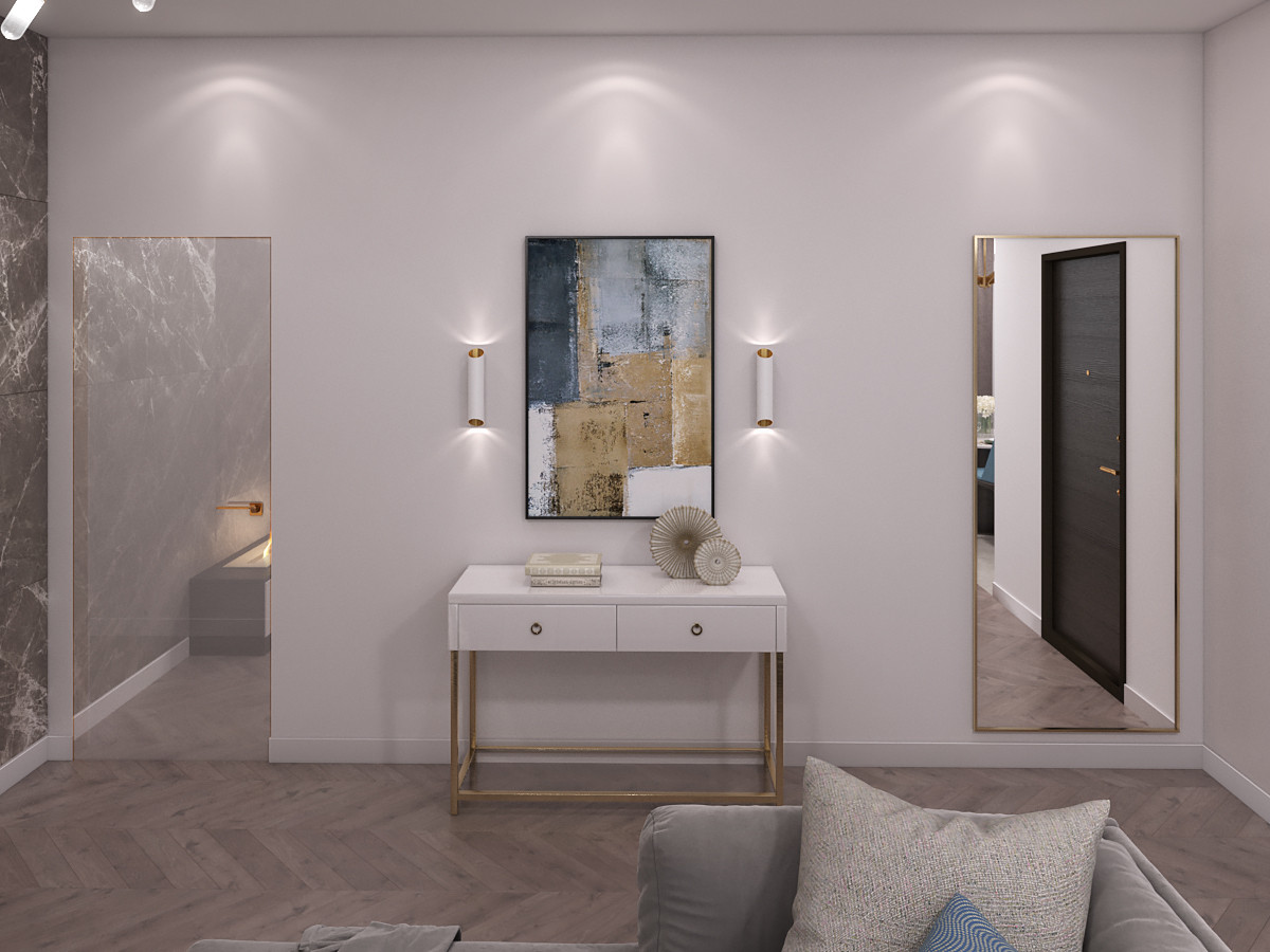 Кухня-гостиная в коттедже на Кипре.