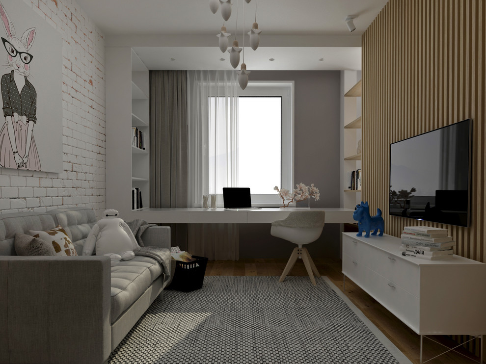 Дизайн проект 6-ти ком. квартиры в современном стиле