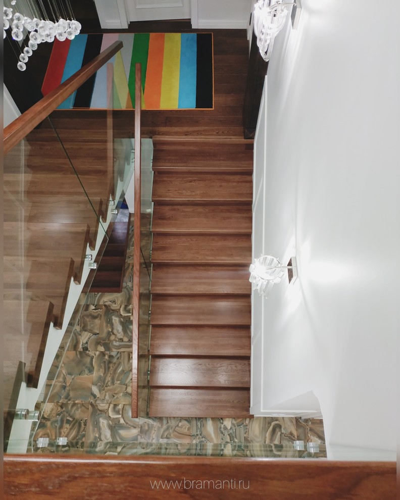 Обшивка бетонной лестницы