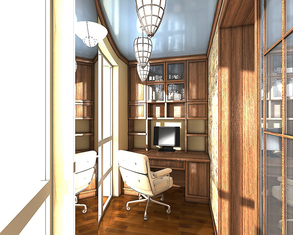 Квартира с витражными оканми