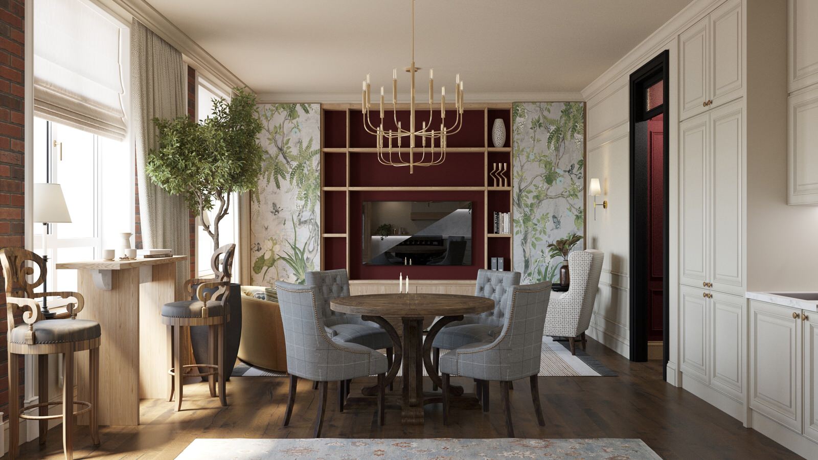 Кухня-гостиная