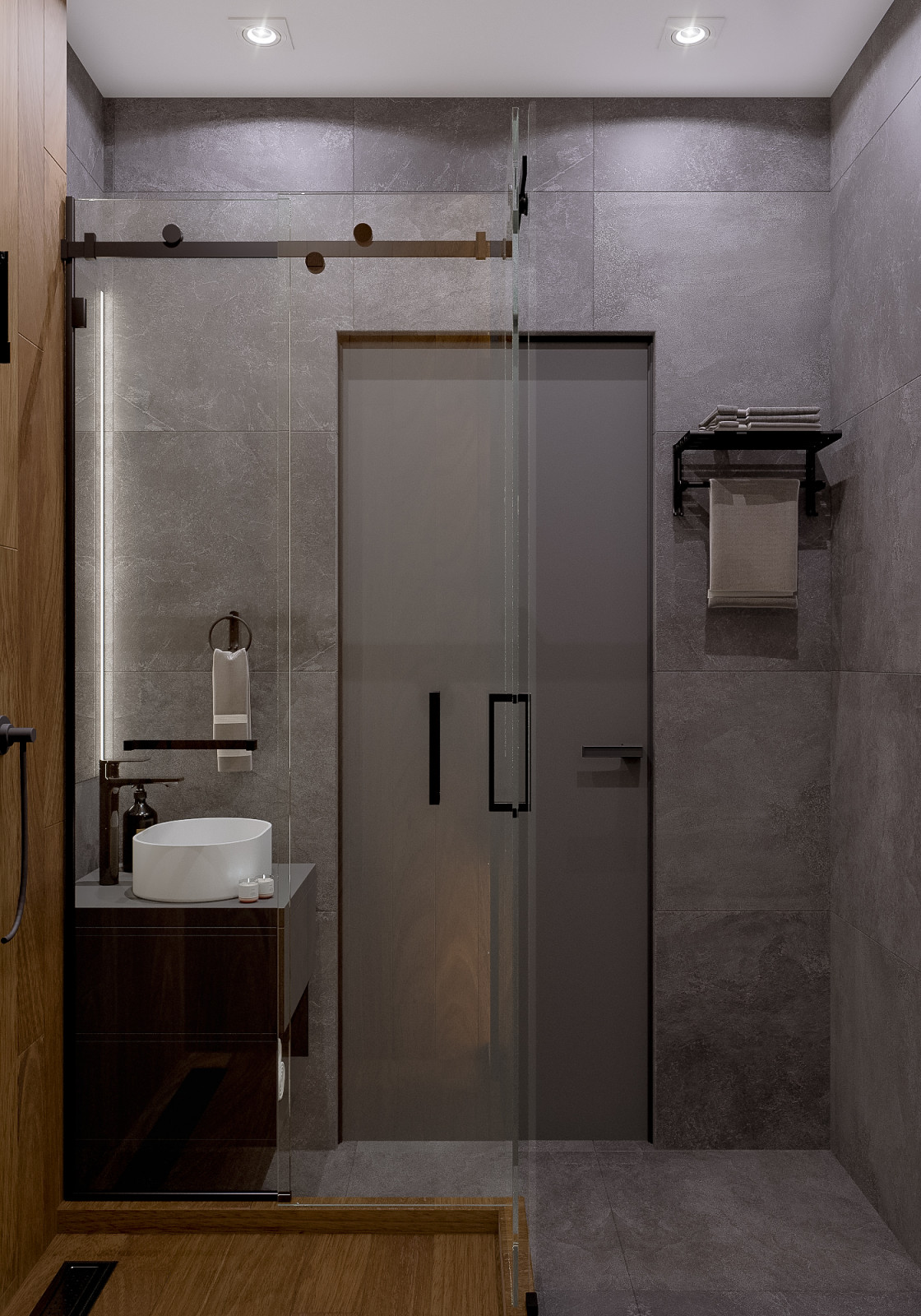 Квартира в современном стиле с элементами Лофт