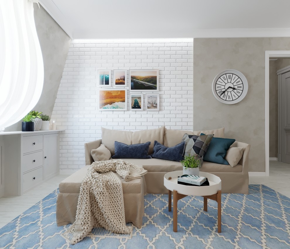 Воздушный и светлый интерьер