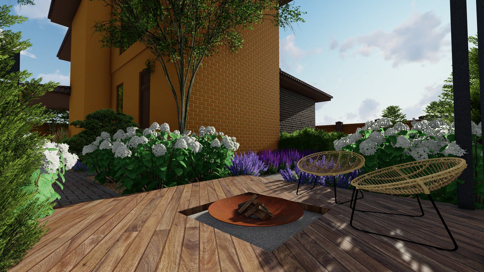 Частный сад Великолепный