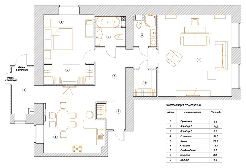 Квартира с солнечным настроением